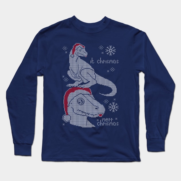 It Chrismas (Sweater) Long Sleeve T-Shirt by bekkie